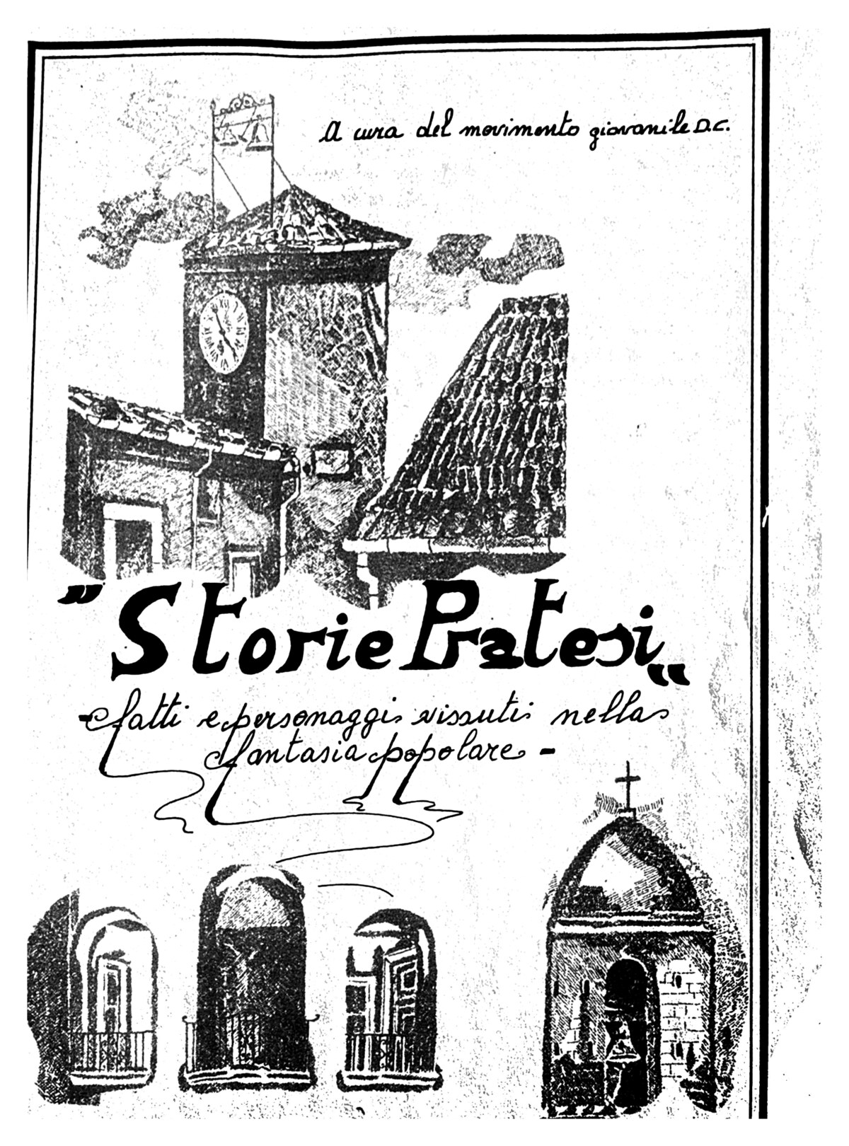 Copertina dell'opuscolo Storie Pratesi